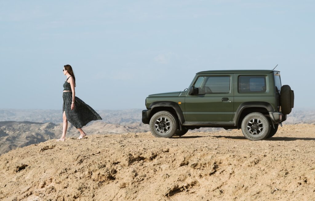 Girl with Car